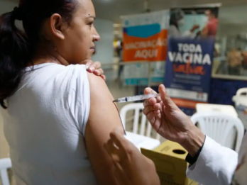 Campanha de vacinação contra a gripe. Foto Paulo Pinto